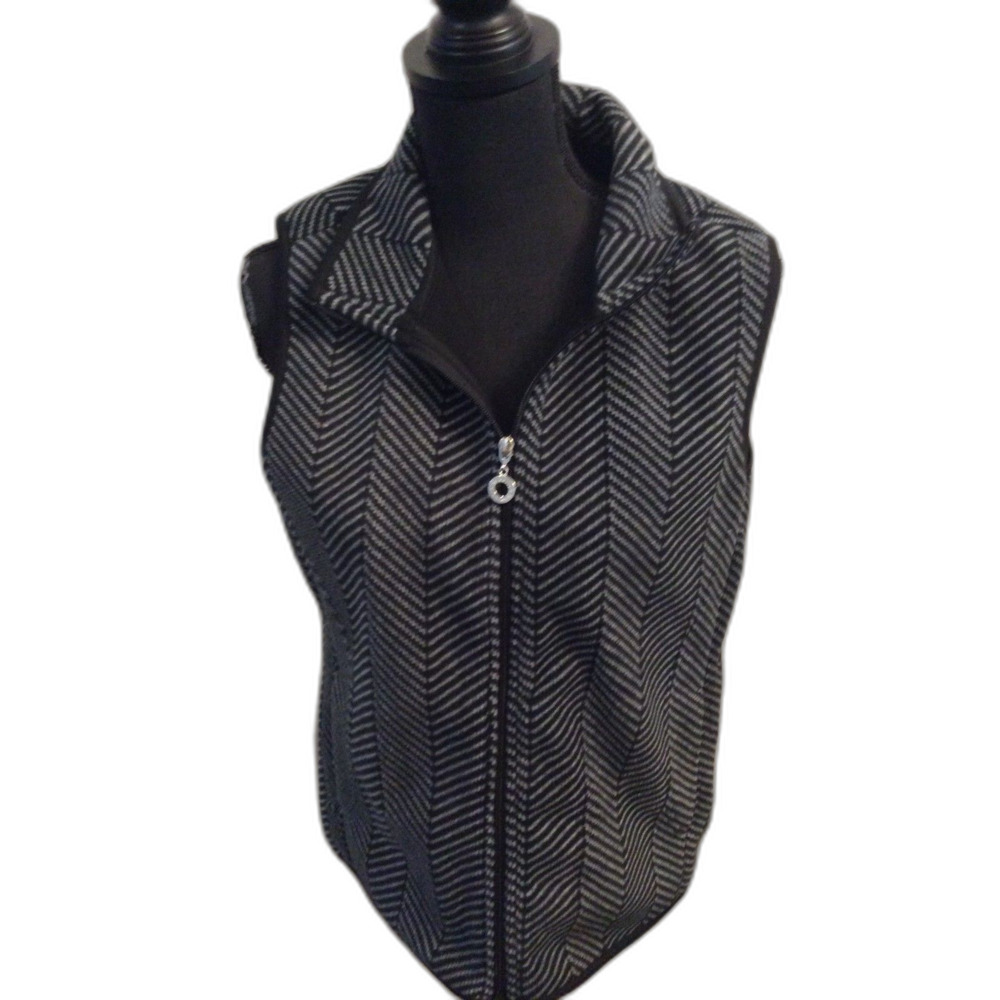 The Savile Row Co. London Sleeveless Vest Size Medium Zip Front